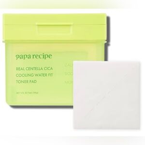 Korean Skincare Papa Recipe Real Centella Cica Toner Pads